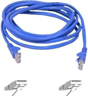 Belkin A3L980-05-BLU 5 ft. Cat 6 Blue CAT6 Snagless Networking Cable