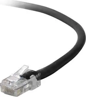 Belkin A3L980-14-BLK  Cat6 Assembled Patch Cable, RJ45M/RJ45M, 14 Foot, Black