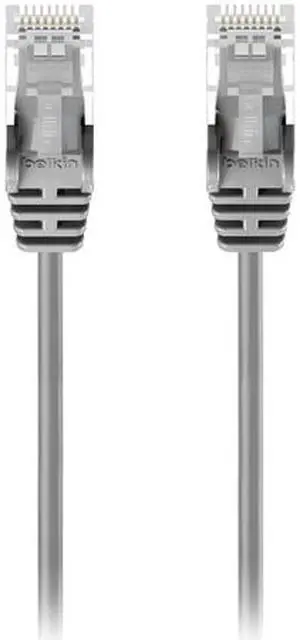 Belkin CE001B03-S 3 ft. Cat 6 Gray UTP Snagless Patch Network Cable