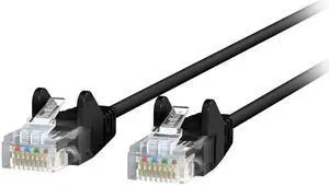 Belkin CE001B05-BLK-S 5 ft. Cat 6 Black 28 AWG UTP Snagless Patch Network Cable