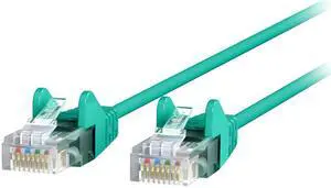 Belkin CE001B05-GRN-S 5 ft. Cat 6 Green 28 AWG UTP Snagless Patch Network Cable