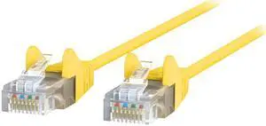 Belkin CE001B10-YLW-S 10 ft. Cat 6 Yellow 28 AWG UTP Snagless Patch Network Cable