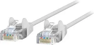 Belkin CE001B04-WHT-S 4 ft. Cat 6 White 28 AWG UTP Snagless Patch Network Cable Belkin CE001B04-WHT-S 4 ft. Cat 6 White 28 AWG UTP Snagless Patch Network Cable
