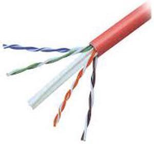 Belkin A7L704-500RED-P 500 ft. Cat 6 Red 23AWG Plenum Solid Bulk Cable