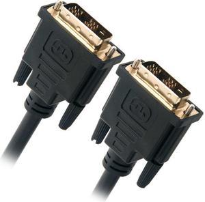 Omni Gear DVI-10 Black 10 ft. DVI-D Dual-Link(24+1) Male to Male 28AWG Cable w/ Ferrite Cores, Gold Plated