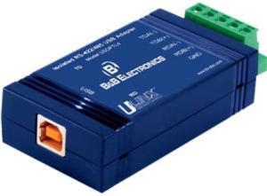 B&B USB To Isolated 422/485 W/Plug Term Block And Leds