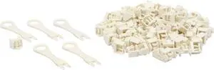 NTW NL-PBK100-WH White net-Lock™ Locking RJ45 port/dust blocker with color coded keys - 100 + 5 key NTW NL-PBK100-WH White net-Lock™ Locking RJ45 port/dust blocker with color coded keys - 100 + 5 key
