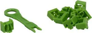 NTW NL-PBK10-GN Green net-Lock™ Locking RJ45 port/dust blocker with color coded keys - 10 + 1 key NTW NL-PBK10-GN Green net-Lock™ Locking RJ45 port/dust blocker with color coded keys - 10 + 1 key