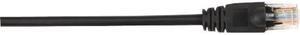 Black Box CAT6PC-020-BK CAT6 250-MHz Stranded Ethernet Patch Cable - Unshielded, PVC, Snagless Boot, Black, 20 ft.