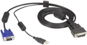 Black Box ServSwitch Secure KVM Switch Cable, VGA and USB to HD26