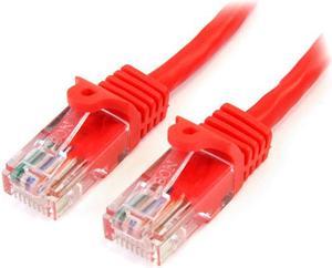 StarTech.com 50 ft Red Snagless Cat5e UTP Patch Cable