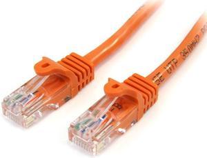 StarTech.com Snagless Cat5e UTP Patch cable - RJ-45 (M) - RJ-45 (M) - 0.9 m - UTP - ( CAT 5e ) - Orange
