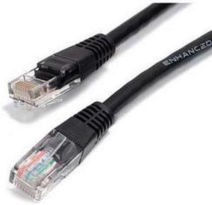 StarTech.com 50 ft Black Molded Cat6 UTP Patch Cable - ETL Verified