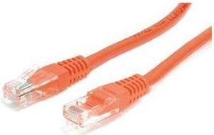 StarTech.com 15 ft Cat5e Orange Molded RJ45 UTP Cat 5e Patch Cable - 15ft Patch Cord