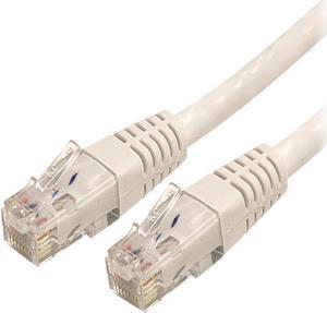 StarTech C6PATCH7WH 7ft White Molded Cat6 UTP Patch Cable ETL Verified