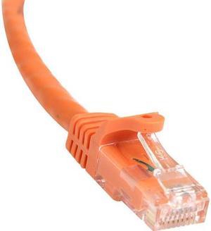 StarTech.com N6PATCH50OR 50 ft Cat 6 Orange Gigabit Snagless RJ45 UTP Cat6 Patch Cable