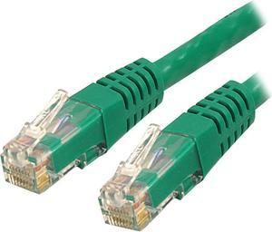 StarTech C6PATCH50GN 50 ft Green Molded Cat6 UTP Patch Cable - ETL Verified