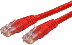 StarTech.com Patch cable - RJ-45 (M) - RJ-45 (M) -25 ft - ( CAT 6 ) - ETL - Red