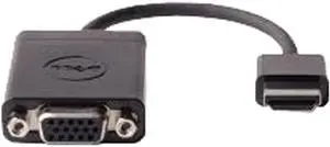 Dell DAUBNBC084 1 x HDMI (Type A) Male Digital Audio/Video - 1 x HD-15 Female VGA - 1920 x 1080 Supported - Black