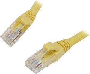 VCOM VC611-10YL 10 ft. Cat 6E Yellow Molded Patch Cable