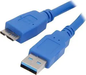 VCOM VC-USB3MC6 Blue USB 3.0 Type A Male to Micro B Male Cable