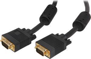 VCOM VC-VGA10M 10 ft. SVGA HD15 Male to Male Black Cable
