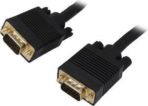 VCOM VC-VGA25M 25 ft. SVGA HD15 Male to Male Black Cable