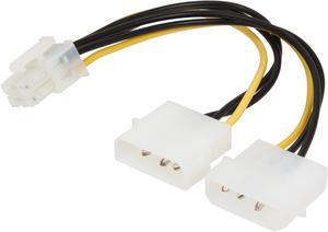 VCOM VC-POWPCIE 6.1 in. 6-Pin PCI-Express Extender Cable for Power Supply