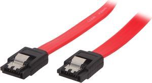 VCOM VC-SATA24 2 ft. SATA II Red Cable with Locking Latch