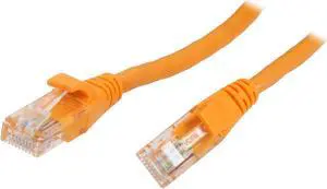 VCOM VC511B10OR 10 ft. Cat 5E Orange Crossover Cable