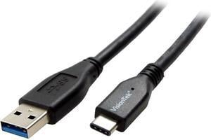 VisionTek 900826 Black USB 3.1 Type C to Type A Cable 1 Meter (M/M)