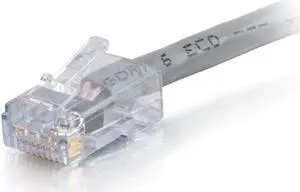 C2G 50ft Cat6 550MHz Assembled Plenum Patch Cable - Gray