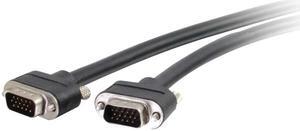 C2G 50215 VGA Cable - Select VGA Video Cable M/M, In-Wall CMG-Rated, Black (15 Feet, 4.57 Meters)