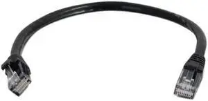 C2G 03985 Cat6 Cable - Snagless Unshielded Ethernet Network Patch Cable, Black (9 Feet, 2.74 Meters)