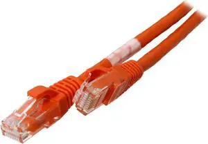 C2G 04021 Cat6 Cable - Snagless Unshielded Ethernet Network Patch Cable, Orange (12 Feet, 3.65 Meters)
