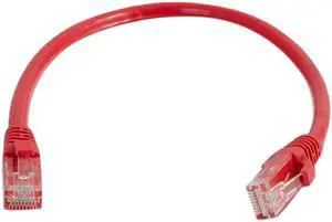 C2G 03999 Cat6 Cable - Snagless Unshielded Ethernet Network Patch Cable, Red (4 Feet. 1.22 Meters)