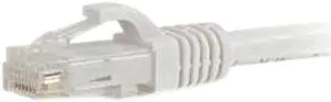 C2G 04038 Cat6 Cable - Snagless Unshielded Ethernet Network Patch Cable, White (9 Feet, 2.74 Meters)