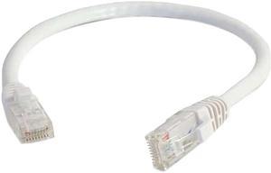 C2G 04041 Cat6 Cable - Snagless Unshielded Ethernet Network Patch Cable, White (20 Feet, 6.09 Meters)