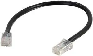 C2G 04120 Cat6 Cable - Non-Booted Unshielded Ethernet Network Patch Cable, Black (25 Feet, 7.62 Meters)