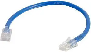 C2G 04086 Cat6 Cable - Non-Booted Unshielded Ethernet Network Patch Cable, Blue (2 Feet, 0.60 Meters)