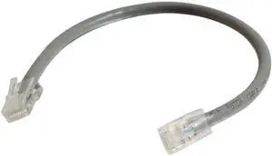 C2G 04066 Cat6 Cable - Non-Booted Unshielded Ethernet Network Patch Cable, Gray (3 Feet, 0.91 Meters)
