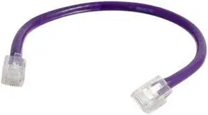 C2G 04211 Cat6 Cable - Non-Booted Unshielded Ethernet Network Patch Cable, Purple (1 Foot, 0.30 Meters)