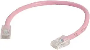 C2G 04153 Cat6 Cable - Non-Booted Unshielded Ethernet Network Patch Cable, Red (6 Feet, 1.82 Meters)