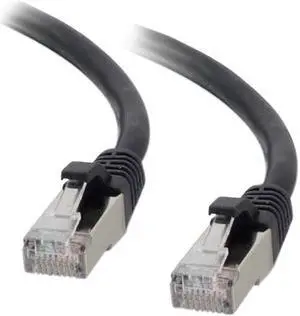 C2G 00822 Cat6 Cable - Snagless Shielded Ethernet Network Patch Cable, Black (25 Feet, 7.62 Meters)
