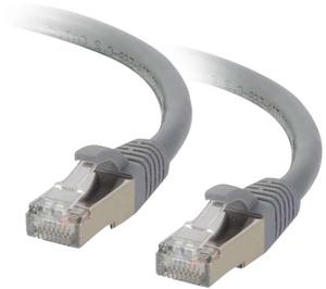 C2G 00776 Cat6 Cable - Snagless Shielded Ethernet Network Patch Cable, Gray (3 Feet, 0.91 Meters)