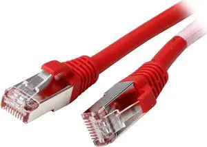 C2G 00846 Cat6 Cable - Snagless Shielded Ethernet Network Patch Cable, Red (5 Feet, 1.52 Meters)