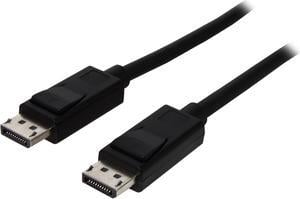 C2G 54403 DisplayPort Cable with Latches M/M, 8K UHD Compatible - Digital Audio Video, Black (15 Feet, 4.57 Meters)