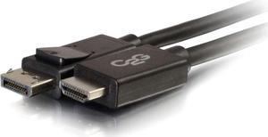 C2G 54325 DisplayPort to HDMI Adapter Cable M/M, TAA Compliant, Black (3 Feet, 0.91 Meters)