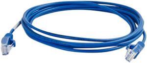 C2G 01071 Cat6 Cable - Snagless Unshielded Slim Ethernet Network Patch Cable, Blue (6 Inches)