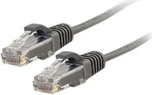C2G 01093 7 ft. Cat 6 Gray SNAGLESS UNSHIELDED (UTP) SLIM NETWORK PATCH CABLE